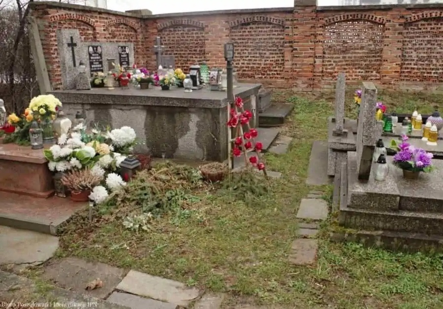 Rejon cmentarza Pobitno, gdzie komuniści ukryli ciało Kazimierza Człowiekowskiego. Fot. IPN