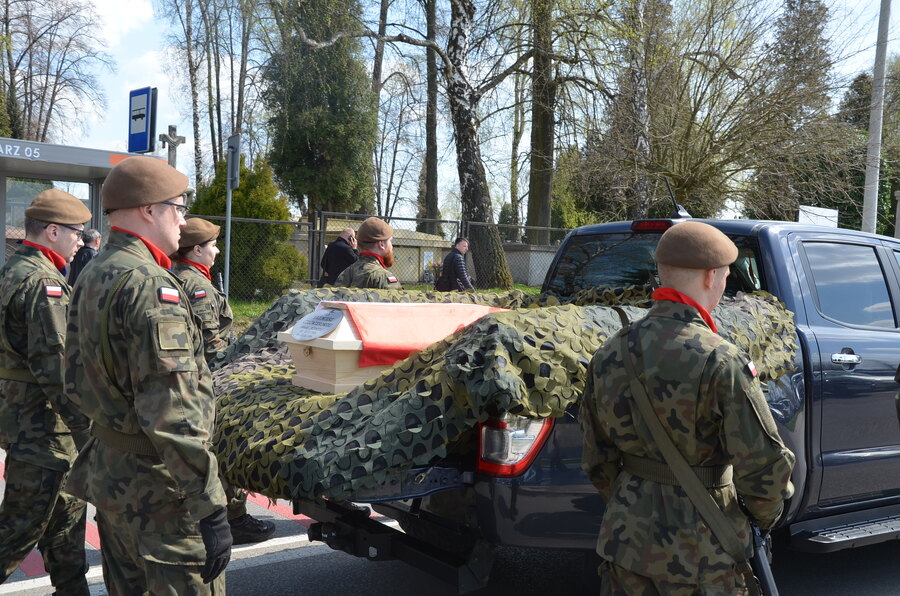 Uroczystości pogrzebowe Kazimierza Człowiekowskiego ps. „Niemsta” – Krosno, 21 kwietnia 2023. Fot. Katarzyna Gajda-Bator (IPN)