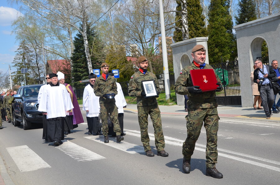 Uroczystości pogrzebowe Kazimierza Człowiekowskiego ps. „Niemsta” – Krosno, 21 kwietnia 2023. Fot. Katarzyna Gajda-Bator (IPN)
