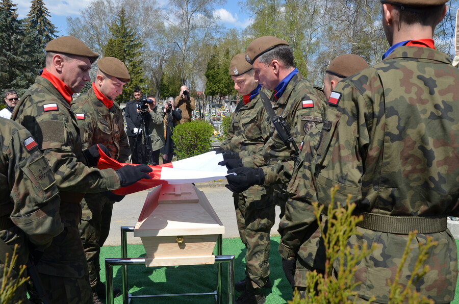 Uroczystości pogrzebowe Kazimierza Człowiekowskiego ps. „Niemsta” – Krosno, 21 kwietnia 2023. Fot. Katarzyna Gajda-Bator (IPN)