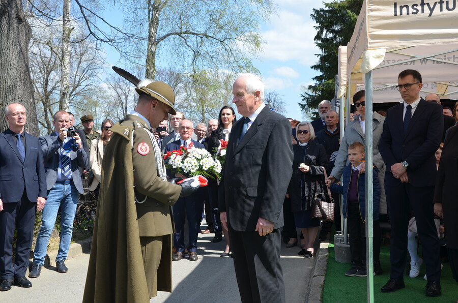Uroczystości pogrzebowe Kazimierza Człowiekowskiego ps. „Niemsta” – Krosno, 21 kwietnia 2023. Fot. Katarzyna Gajda-Bator (IPN)