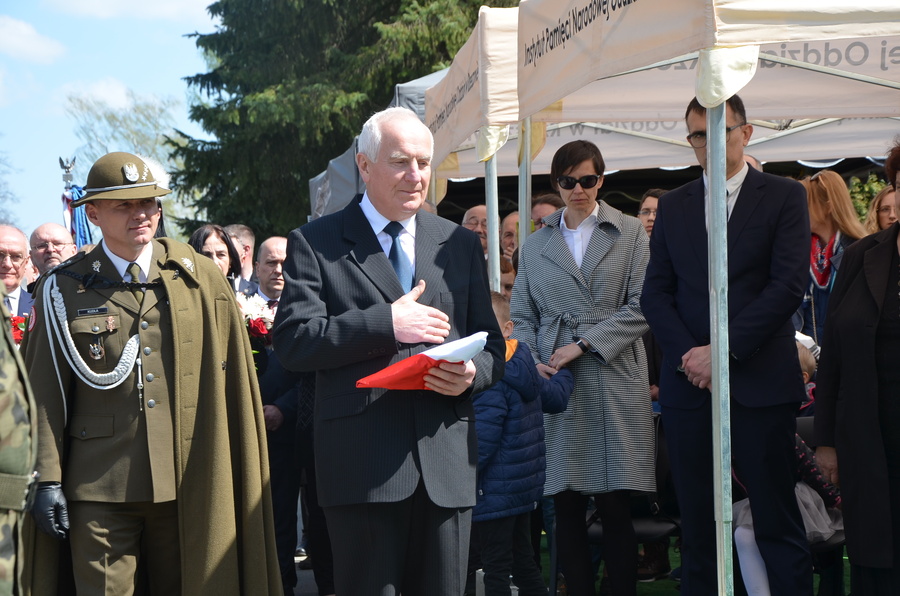 Uroczystości pogrzebowe Kazimierza Człowiekowskiego ps. „Niemsta” – Krosno, 21 kwietnia 2023. Fot. Katarzyna Gajda-Bator (IPN)