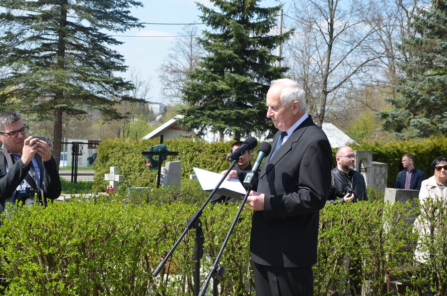 Uroczystości pogrzebowe Kazimierza Człowiekowskiego ps. „Niemsta” – Krosno, 21 kwietnia 2023. Fot. Katarzyna Gajda-Bator (IPN)