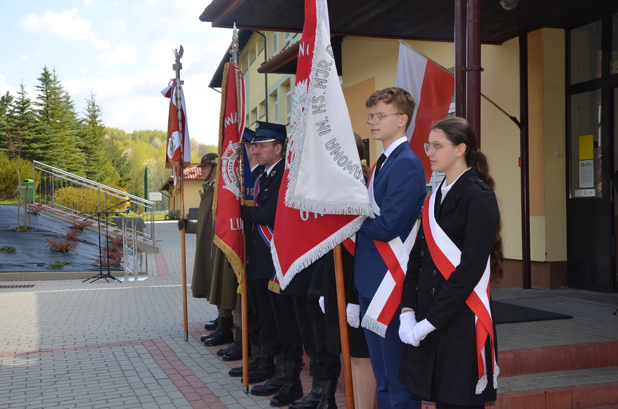 Uroczyste odsłonięcie tablicy poświęconej pamięci kpt. dypl. art. Henryka Wilka – Lubenia, 28 kwietnia 2023. Fot. Katarzyna Gajda-Bator (IPN)