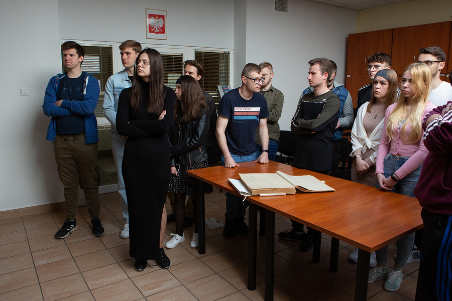 Lekcja archiwalna dla studentów w IPN – Rzeszów, 11 maja 2023. Fot Igor Witowicz (IPN)