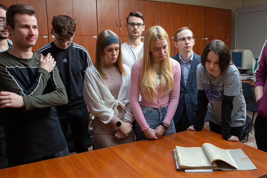 Lekcja archiwalna dla studentów w IPN – Rzeszów, 11 maja 2023. Fot Igor Witowicz (IPN)