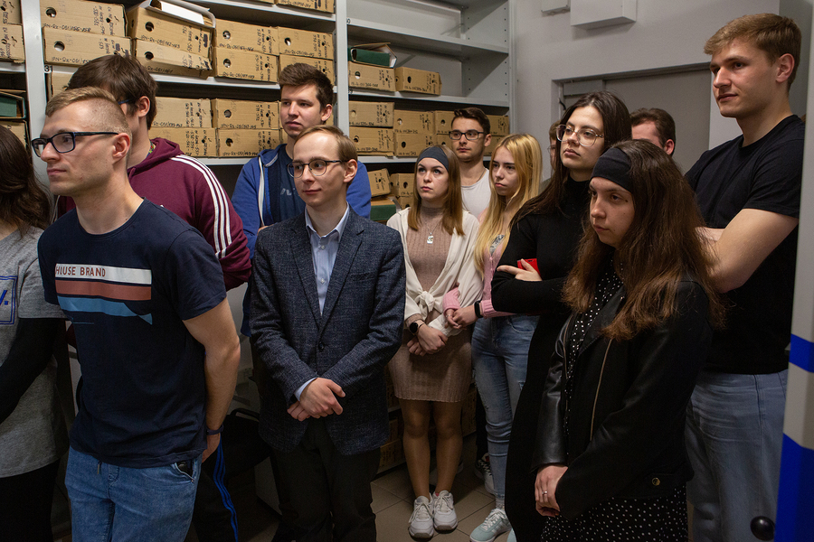 Lekcja archiwalna dla studentów w IPN – Rzeszów, 11 maja 2023. Fot Igor Witowicz (IPN)