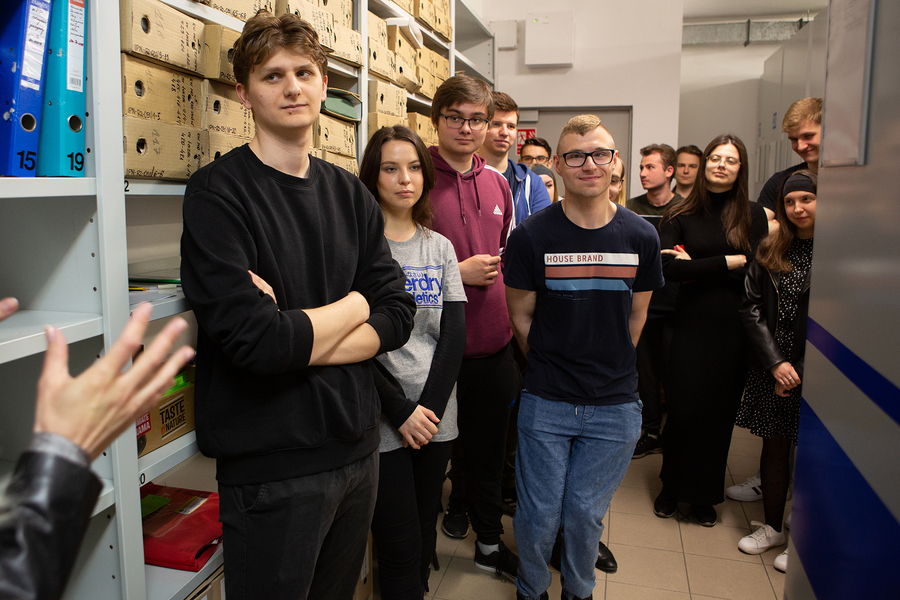 Lekcja archiwalna dla studentów w IPN – Rzeszów, 11 maja 2023. Fot Igor Witowicz (IPN)