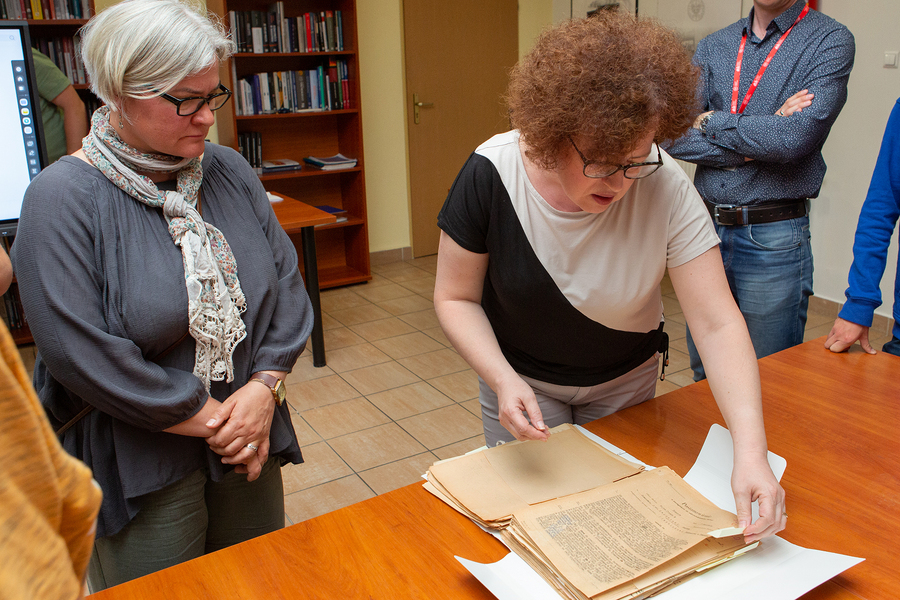 Lekcja archiwalna dla uczniów Szkoły Podstawowej w Białce – Rzeszów, 29 maja 2023 r. Fot. Igor Witowicz (IPN)