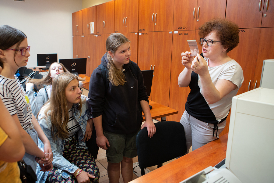 Lekcja archiwalna dla uczniów Szkoły Podstawowej w Białce – Rzeszów, 29 maja 2023 r. Fot. Igor Witowicz (IPN)