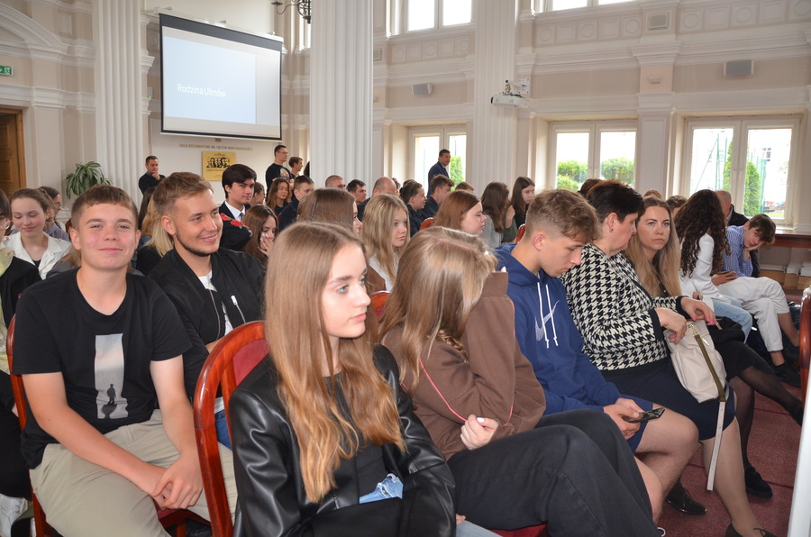 Spotkanie z młodzieżą o bohaterstwie Rodziny Ulmów – Rzeszów, 14 czerwca 2023. Fot. Katarzyna Gajda-Bator (IPN)