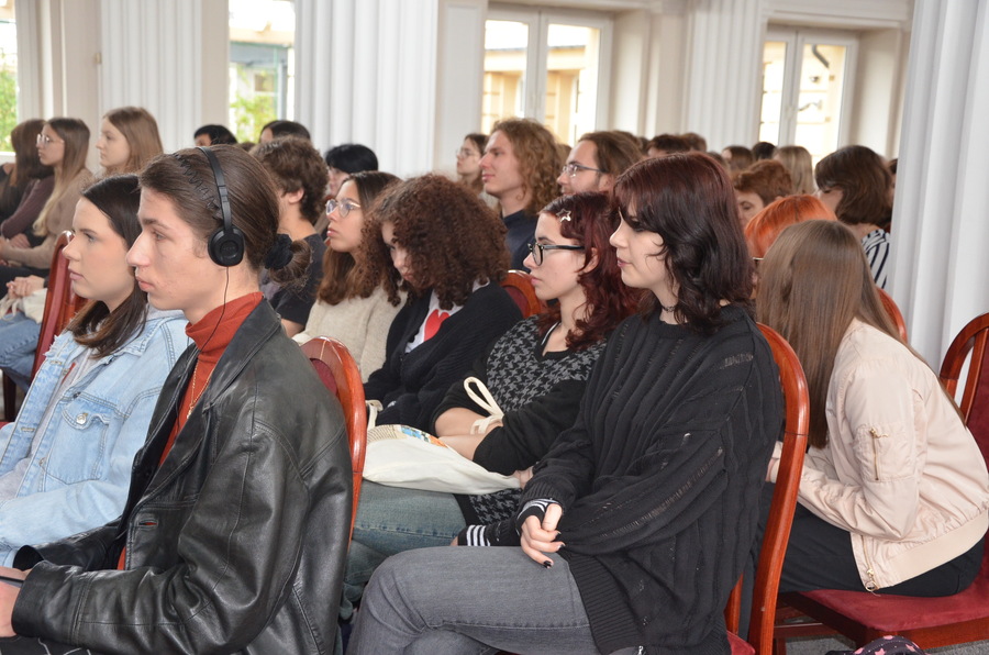 Spotkanie z młodzieżą o bohaterstwie Rodziny Ulmów – Rzeszów, 14 czerwca 2023. Fot. Katarzyna Gajda-Bator (IPN)