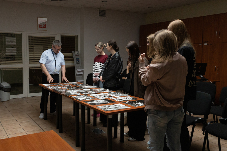 Lekcja archiwalna dla studentów I roku Kultoroznawstwa Uniwersytetu Rzeszowskiego – Rzeszów, 15 czerwca 2023. Fot. Marcin Zarębski (IPN)