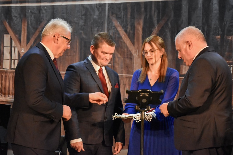 Wręczenie Srebrnego Krzyża Zasługi dla Michała Kalisza – Bobowa, 18 czerwca 2023. Fot. Centrum Kultury i Promocji Gminy Bobowa