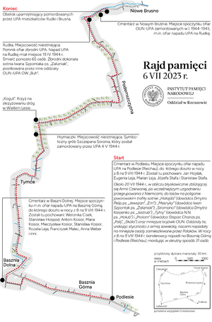 Mapa Rajdu Pamięci