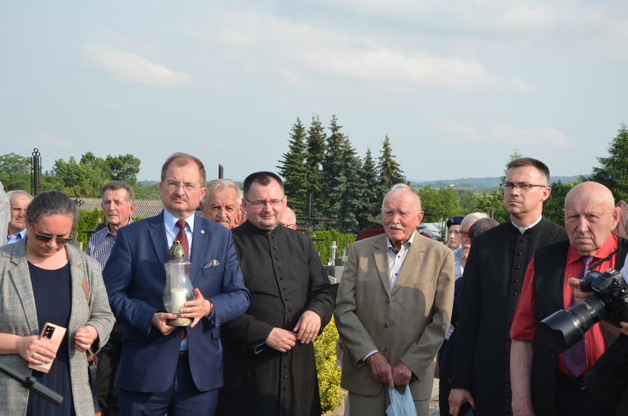 Przekazanie opieki nad byłym grobem wojennym Rodziny Ulmów – Markowa, 1 lipca 2023. Fot. Katarzyna Gajda-Bator (IPN)