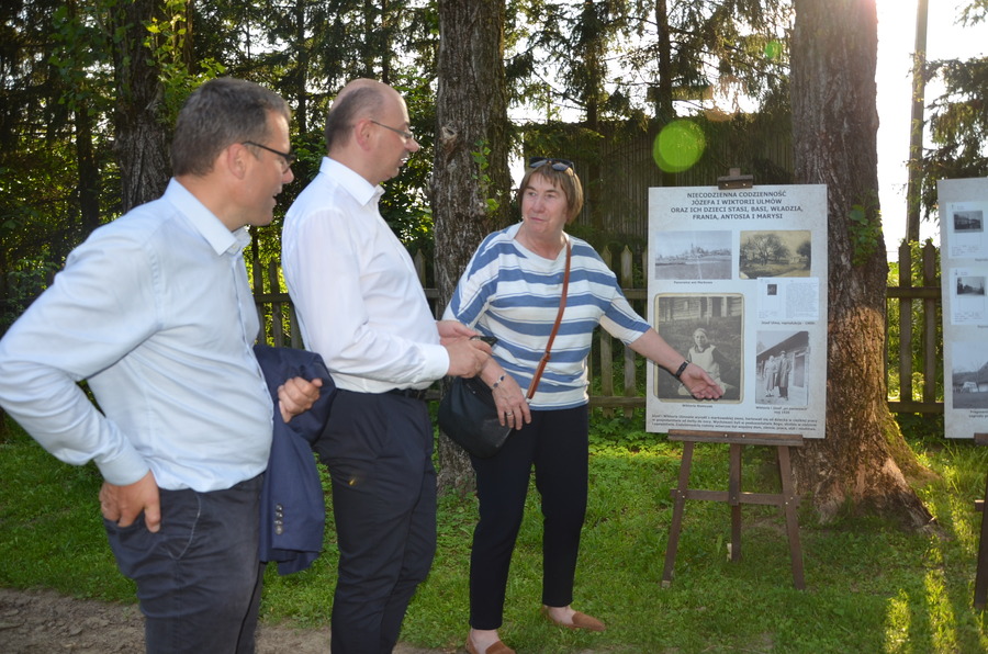 Wystawa poświęcona Rodzinie Ulmów prezentowana w Zagrodzie Muzeum w Markowej. Fot. Katarzyna Gajda-Bator (IPN)