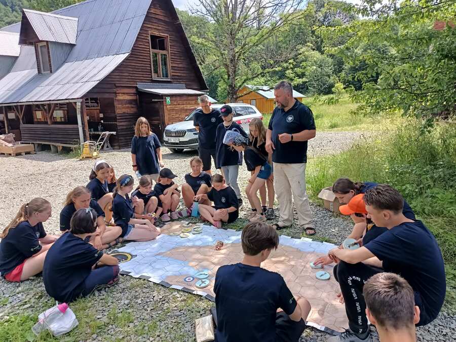 Obóz patriotyczno-historyczny w Bieszczadach – Nasiczne, 3 lipca 2023. Fot. Marcin Bukała (IPN)