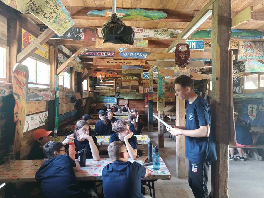 Obóz patriotyczno-historyczny w Bieszczadach – Nasiczne, 3 lipca 2023. Fot. Marcin Bukała (IPN)