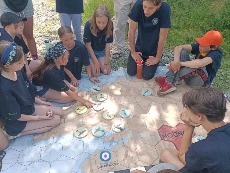 Obóz patriotyczno-historyczny w Bieszczadach – Nasiczne, 3 lipca 2023. Fot. Marcin Bukała (IPN)