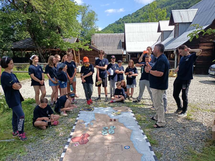Obóz patriotyczno-historyczny w Bieszczadach – Nasiczne, 3 lipca 2023. Fot. Marcin Bukała (IPN)