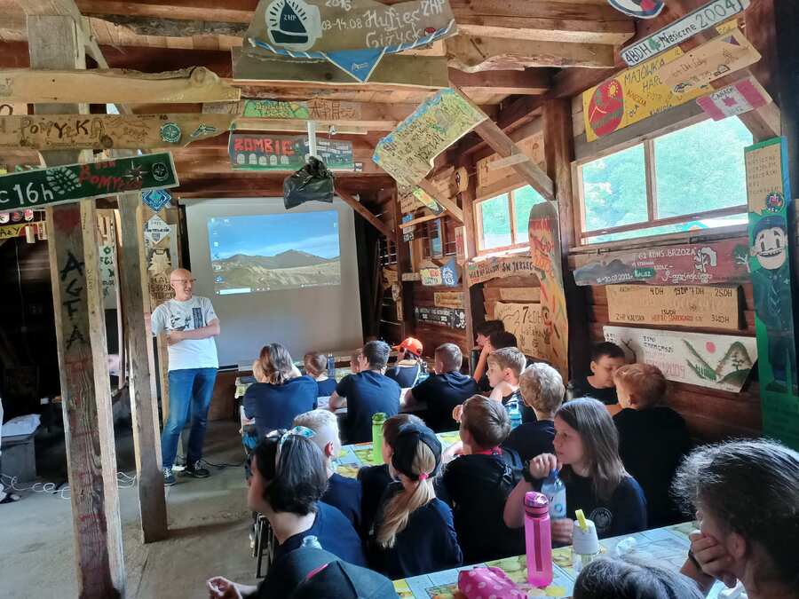 Obóz patriotyczno-historyczny w Bieszczadach – Nasiczne, 3 lipca 2023. Fot. Marcin Bukała (IPN)