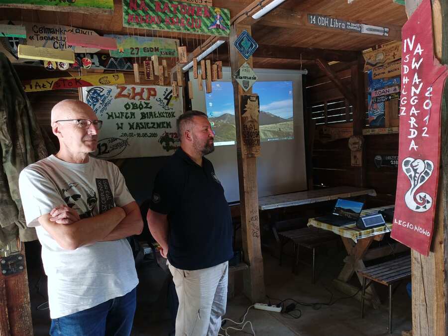 Obóz patriotyczno-historyczny w Bieszczadach – Nasiczne, 3 lipca 2023. Fot. Marcin Bukała (IPN)