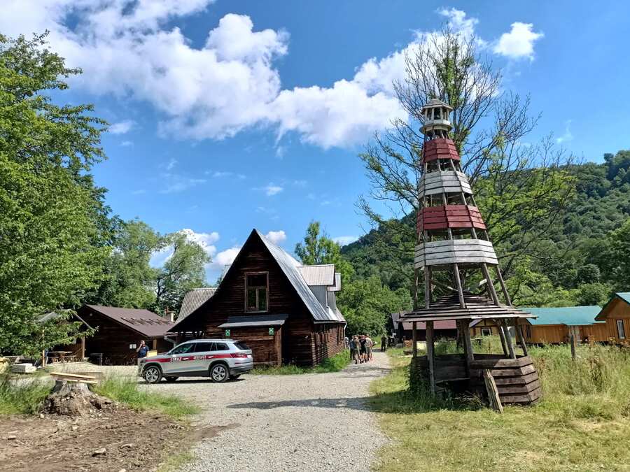 Obóz patriotyczno-historyczny w Bieszczadach – Nasiczne, 3 lipca 2023. Fot. Marcin Bukała (IPN)