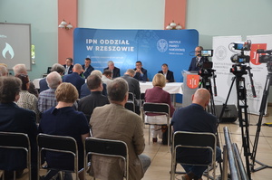 Konferencja naukowa w 80. rocznicę Zbrodni Wołyńskiej – Cieszanów, 7 lipca 2023. Fot. Katarzyna Gajda-Bator (IPN)