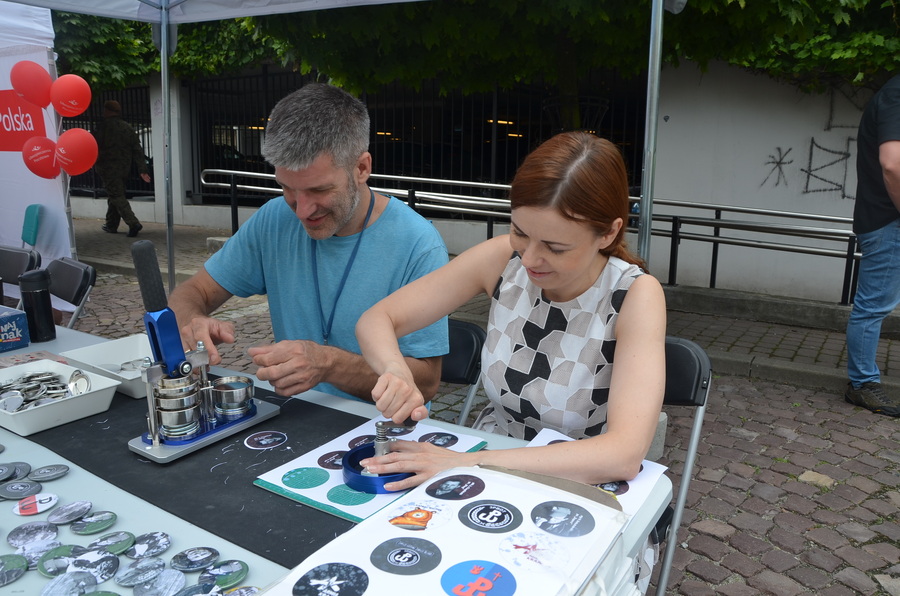 Stoisko edukacyjne IPN podczas obchodów 6. rocznicy powstania Podkarpackiej Brygady Obrony Terytorialnej – Rzeszów, 26 lipca 2023. Fot. Katarzyna Gajda-Bator (IPN)