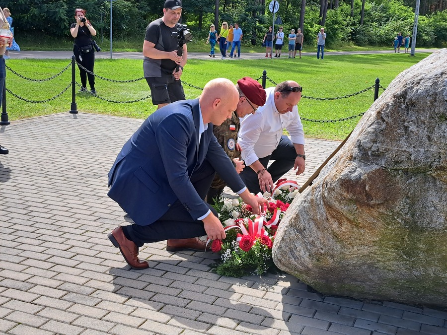 Piknik militarny i wystawa IPN „Polskie Państwo Podziemne na Rzeszowszczyźnie 1939-1944/45” – Blizna, 6 sierpnia 2023. Fot. Mateusz Surman