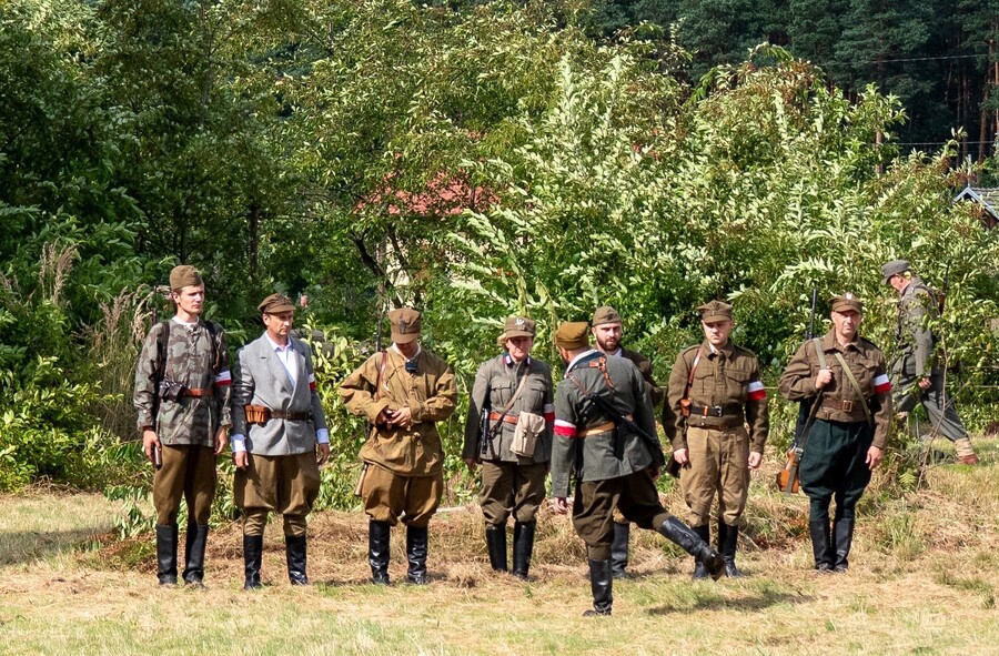 Piknik militarny i wystawa IPN „Polskie Państwo Podziemne na Rzeszowszczyźnie 1939-1944/45” – Blizna, 6 sierpnia 2023. Fot. Mateusz Surman