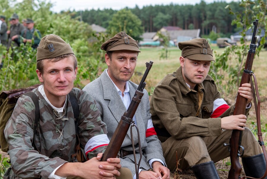 Piknik militarny i wystawa IPN „Polskie Państwo Podziemne na Rzeszowszczyźnie 1939-1944/45” – Blizna, 6 sierpnia 2023. Fot. Mateusz Surman