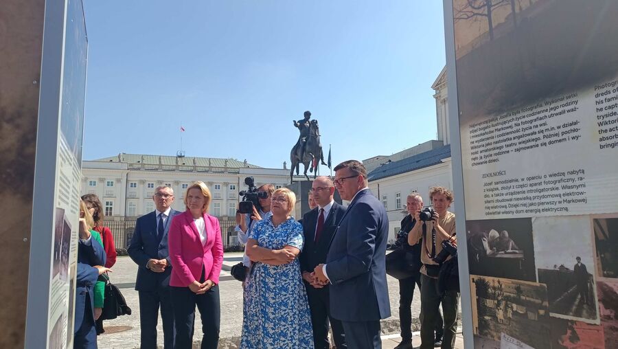 Otwarcie wystawy „Śmierć za człowieczeństwo. Rodzina Ulmów” – Pałac Prezydencki w Warszawie, 21 sierpnia 2023. Fot. Marcin Bukała (IPN)