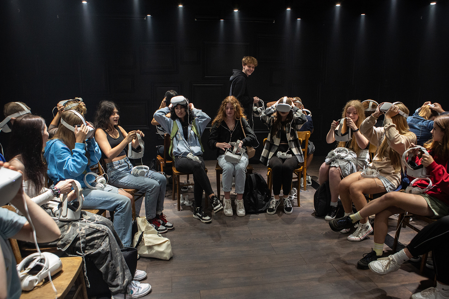 Zajęcia archiwalne i edukacyjne uczniów LO w Kołaczycach w IPN – Rzeszów, 22 września 2023. Fot. Igor Witowicz (IPN)