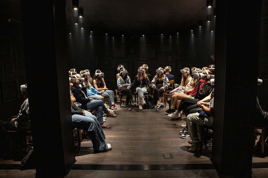 Zajęcia archiwalne i edukacyjne uczniów LO w Kołaczycach w IPN – Rzeszów, 22 września 2023. Fot. Igor Witowicz (IPN)