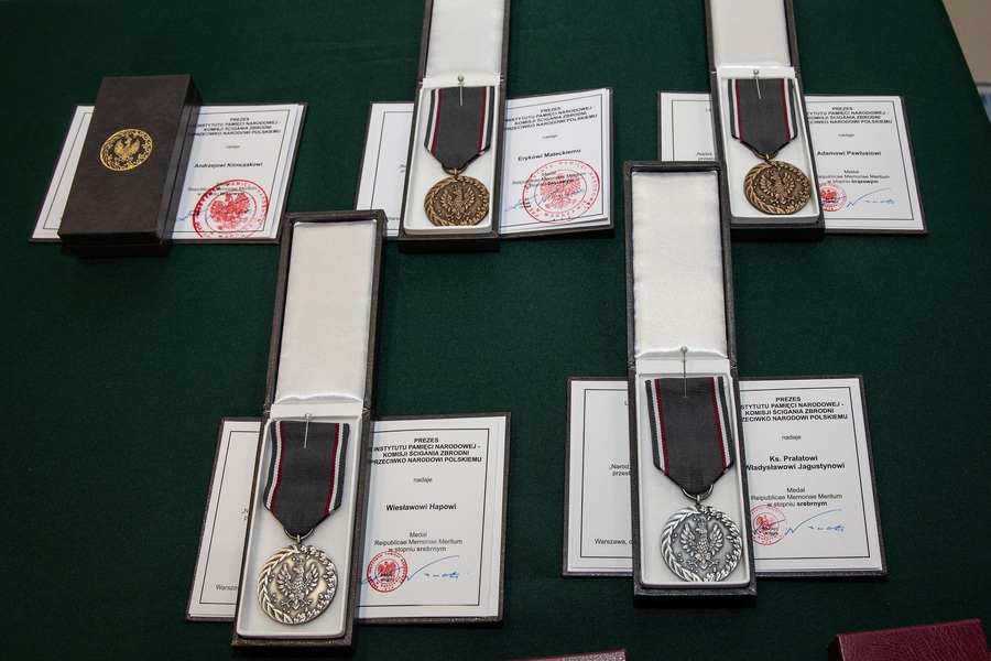 Gala wręczenia Krzyży Wolności i Solidarności oraz Medali Reipublicae Memoriae Meritum – Rzeszów, 4 października 2023, 4 października 2023. Fot. Igor Witowicz (IPN)