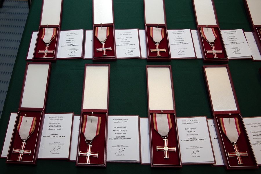 Gala wręczenia Krzyży Wolności i Solidarności oraz Medali Reipublicae Memoriae Meritum – Rzeszów, 4 października 2023, 4 października 2023. Fot. Igor Witowicz (IPN)
