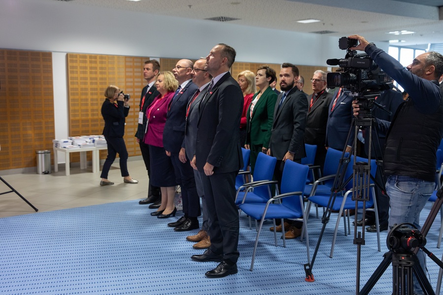 Gala wręczenia Krzyży Wolności i Solidarności oraz Medali Reipublicae Memoriae Meritum – Rzeszów, 4 października 2023, 4 października 2023. Fot. Igor Witowicz (IPN)