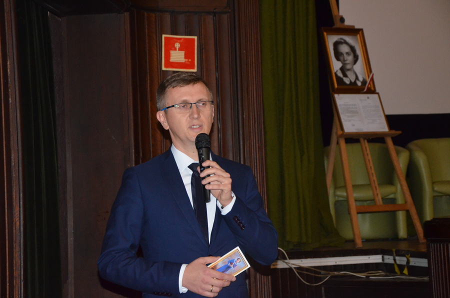 Dr Marcin Bukała, naczelnik OBEN IPN w Rzeszowie na projekcji filmu „Błogosławiona” – Rzeszów, 11 października 2023. Fot. Katarzyna Gajda-Bator (IPN)