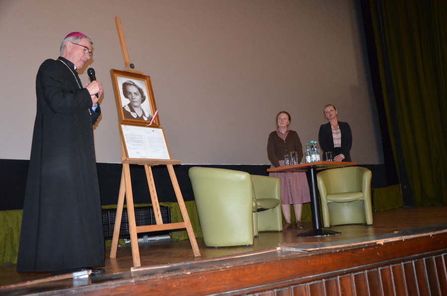 Projekcja filmu „Błogosławiona” oraz spotkanie z Wandą Różycką-Zborowską, reżyser filmu i Natalią Tułasiewicz-Wala krewną Błogosławionej – Rzeszów, 11 października 2023. Fot. Katarzyna Gajda-Bator (IPN)