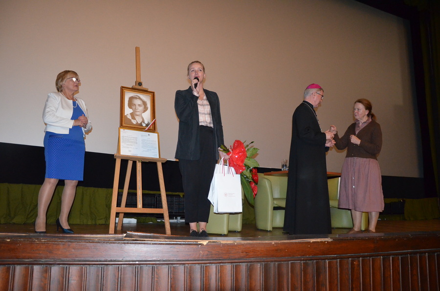 Projekcja filmu „Błogosławiona” oraz spotkanie z Wandą Różycką-Zborowską, reżyser filmu i Natalią Tułasiewicz-Wala krewną Błogosławionej – Rzeszów, 11 października 2023. Fot. Katarzyna Gajda-Bator (IPN)