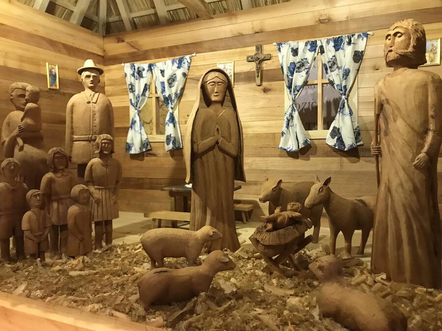 Prezentacja Szopki Bożonarodzeniowej z Markowej w Rzymie. Fot Anna Sabat.