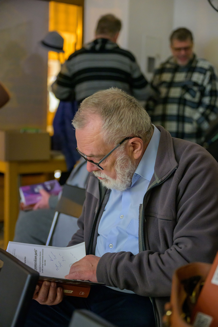 Promocja książki dr Bogusława Wójcika „Być pomocnikiem partii”– Tarnów, 12 grudnia 2023.Fot. Paweł Topolski.