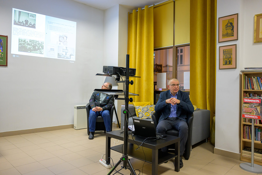 Promocja książki dr Bogusława Wójcika „Być pomocnikiem partii”– Tarnów, 12 grudnia 2023.Fot. Paweł Topolski.