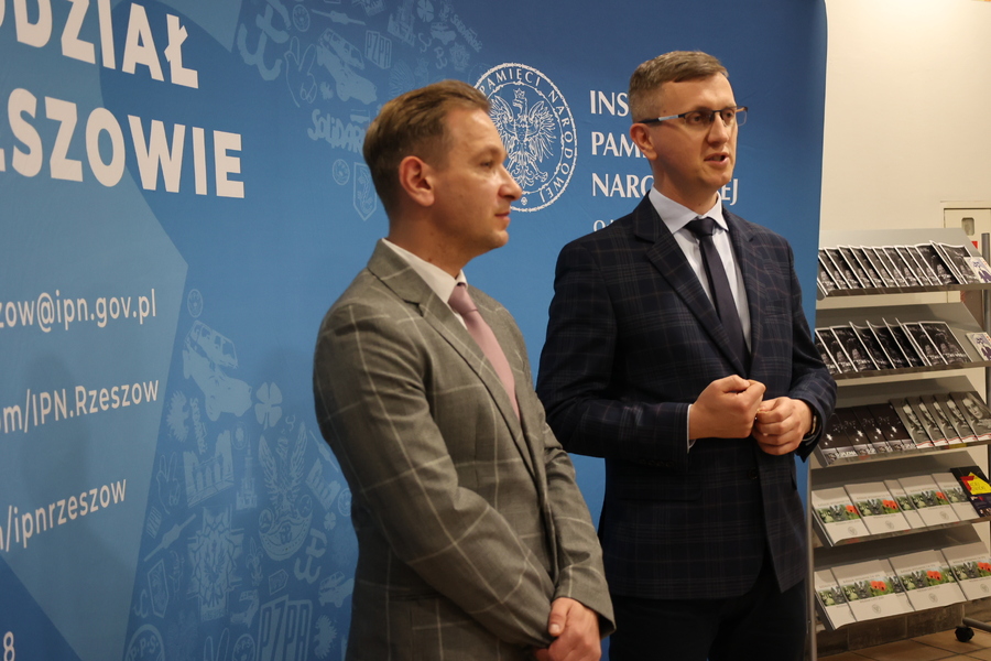 Wystawa eksponatów filatelistycznych dotyczących cenzury korespondencji w okresie stanu wojennego w Polsce – Rzeszów, 13 grudnia 2023 . Fot. Katarzyna Gajda-Bator (IPN)