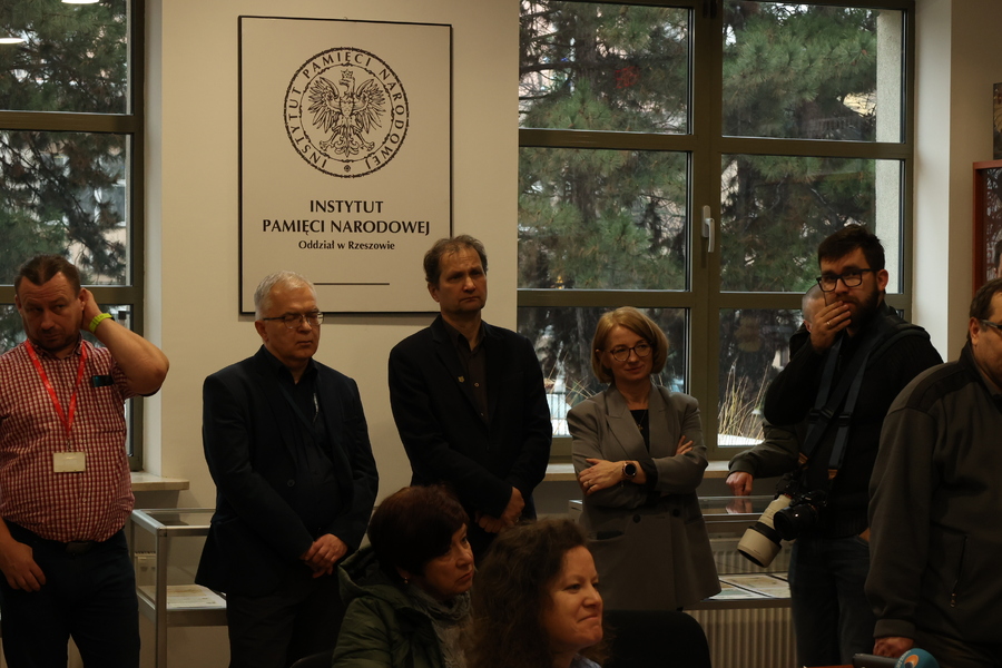 Wystawa eksponatów filatelistycznych dotyczących cenzury korespondencji w okresie stanu wojennego w Polsce – Rzeszów, 13 grudnia 2023 . Fot. Katarzyna Gajda-Bator (IPN)