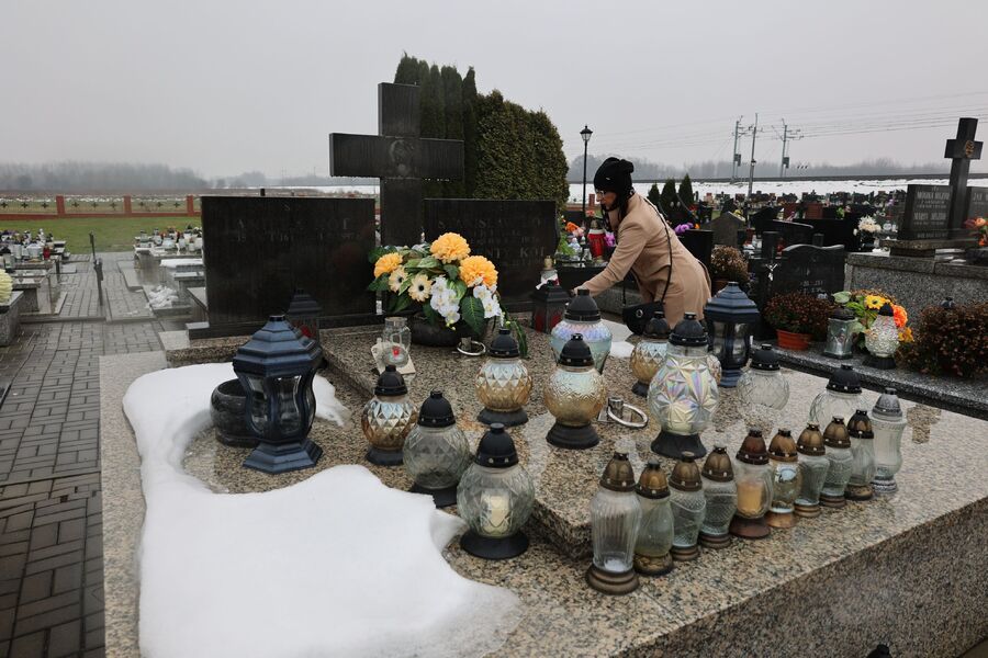 Grób śp. Stanisława Kota w Rudnej Wielkiej. Fot. Radosław Sołek (IPN)