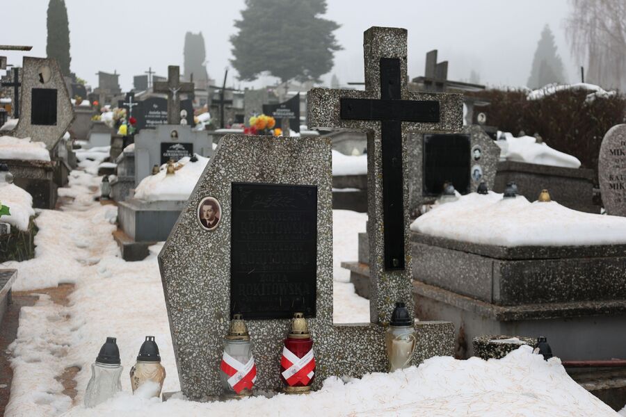 Grób Mieczysława Rokitowskiego w Przemyślu. Fot. Radosław Sołek (IPN)