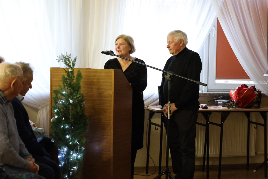 Prezentacja książki „Gdy życie było walką. Podpułkownik Józef Maciołek (1900-1973)” – Błażowa, 17 grudnia 2023. Fot. Katarzyna Gada-Bator (IPN)